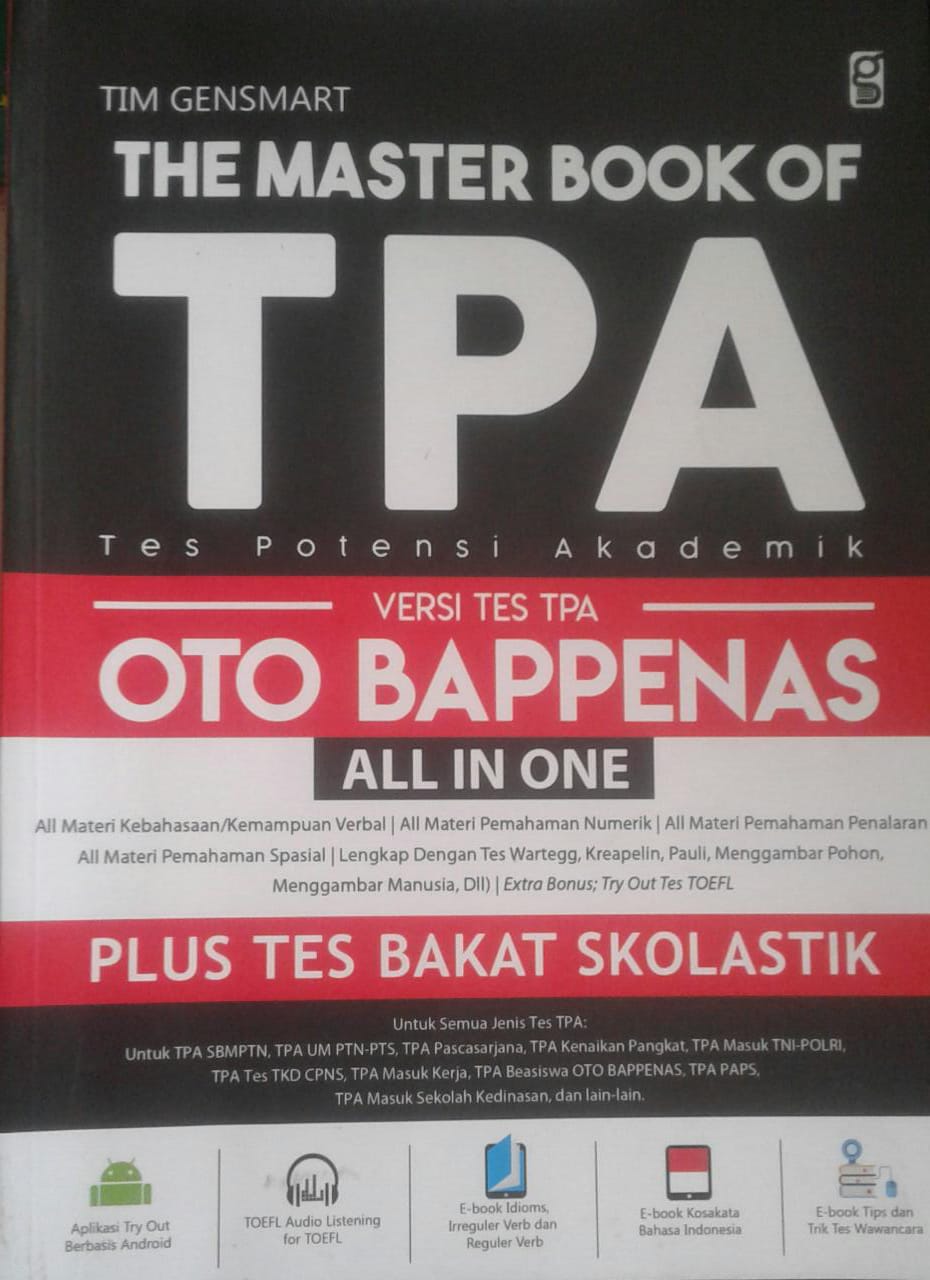 The master book of TPA / penulis, Tim Gensmart; penyunting, Sony Adams