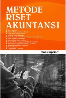 Metode riset akuntansi / penulis, Iman Supriadi